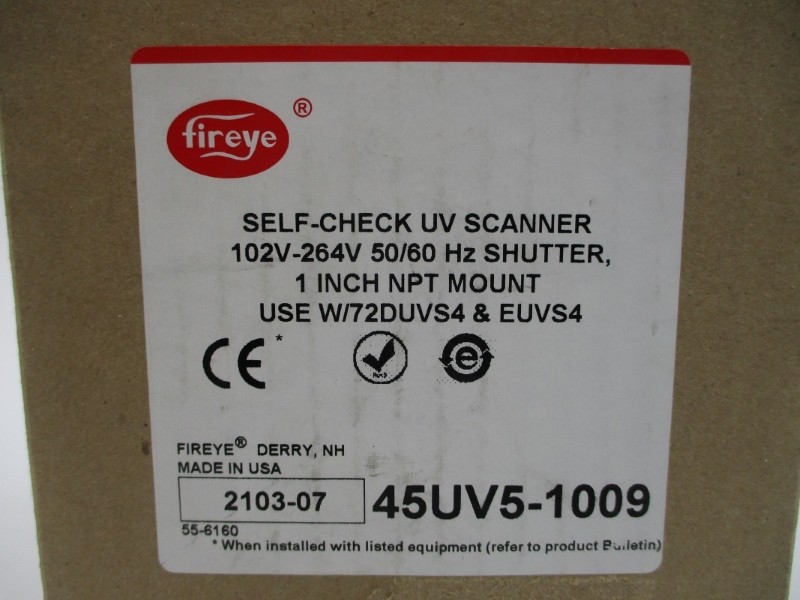 FIREYE 45UV5-1009 102-264V 1″ NSFS
