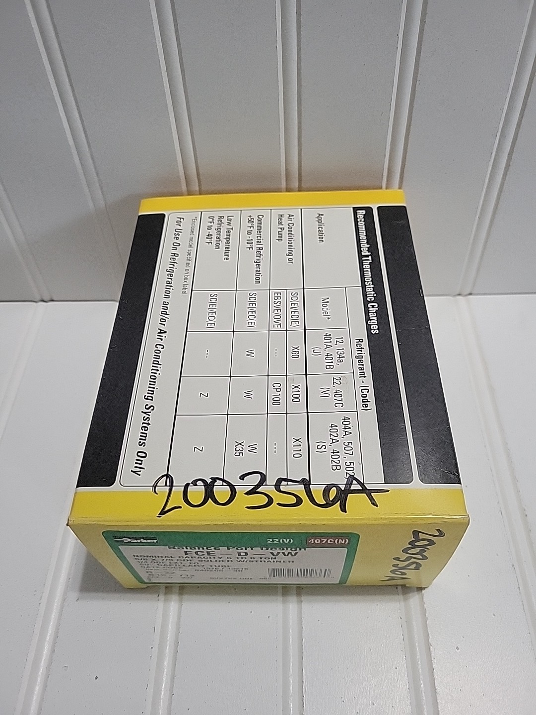 Parker ECE-D-VW Nominal Capacity 5 To 8 Ton 5/8” X 7/8” ODF Solder W/Strainer