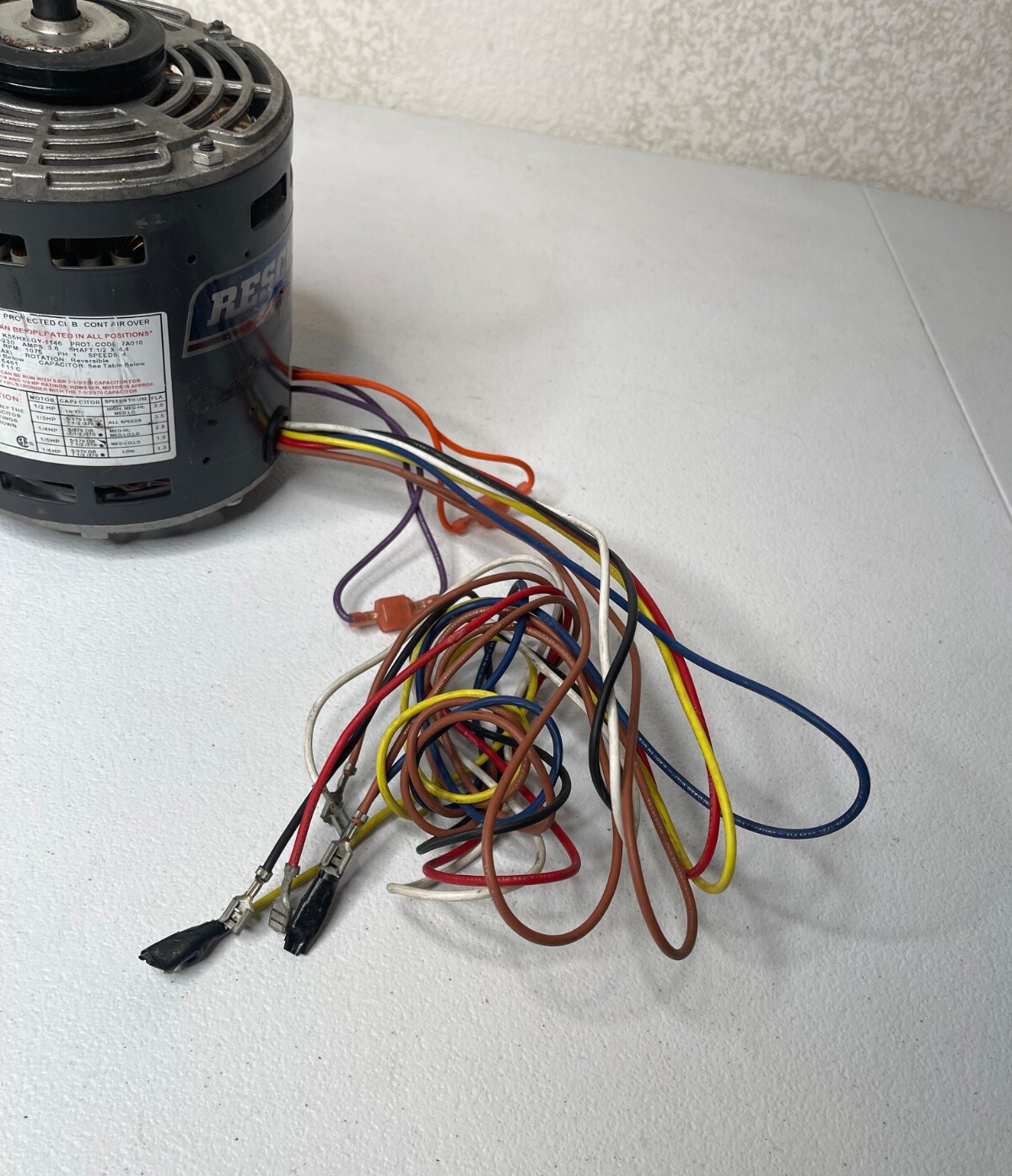 US Motors 5461 Rescue Blower Motor 1/2-1/6HP 208-230V
