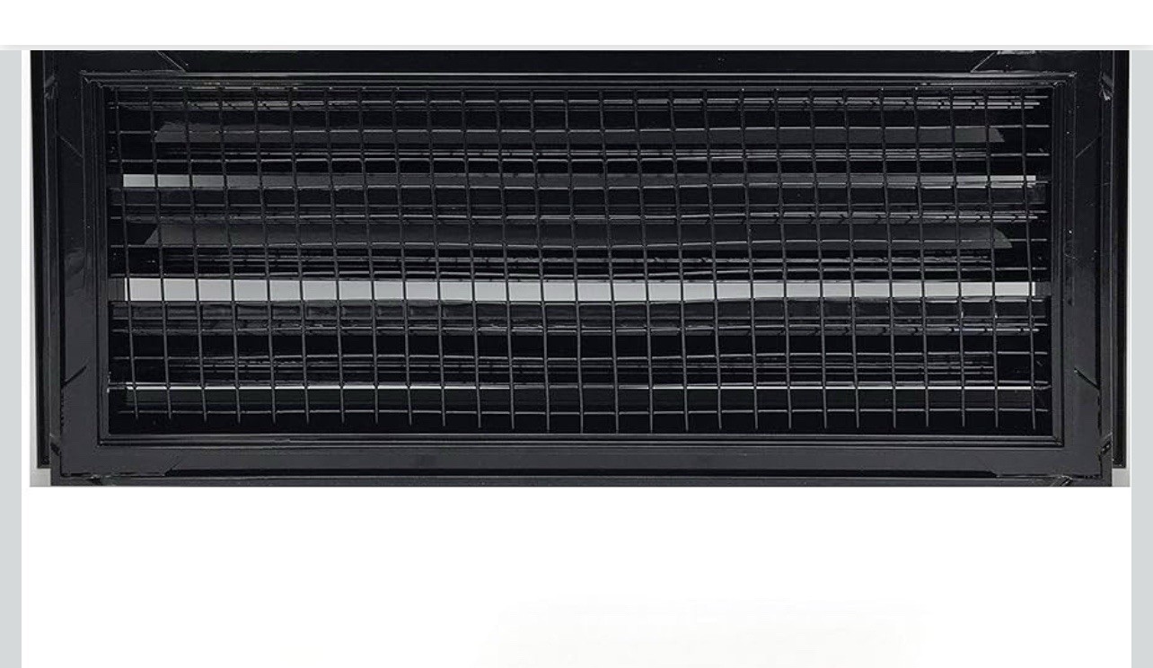 HVAC Premium 16″W x 8″H Aluminum Exterior Gable Louver Vent ForWalls &Crawlspace