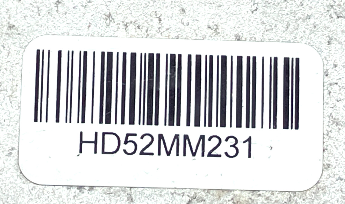 NIDEC Programmable ECM Module ONLY HD52MM231 240 V 1 HP CCW LE Ver 585 used J335