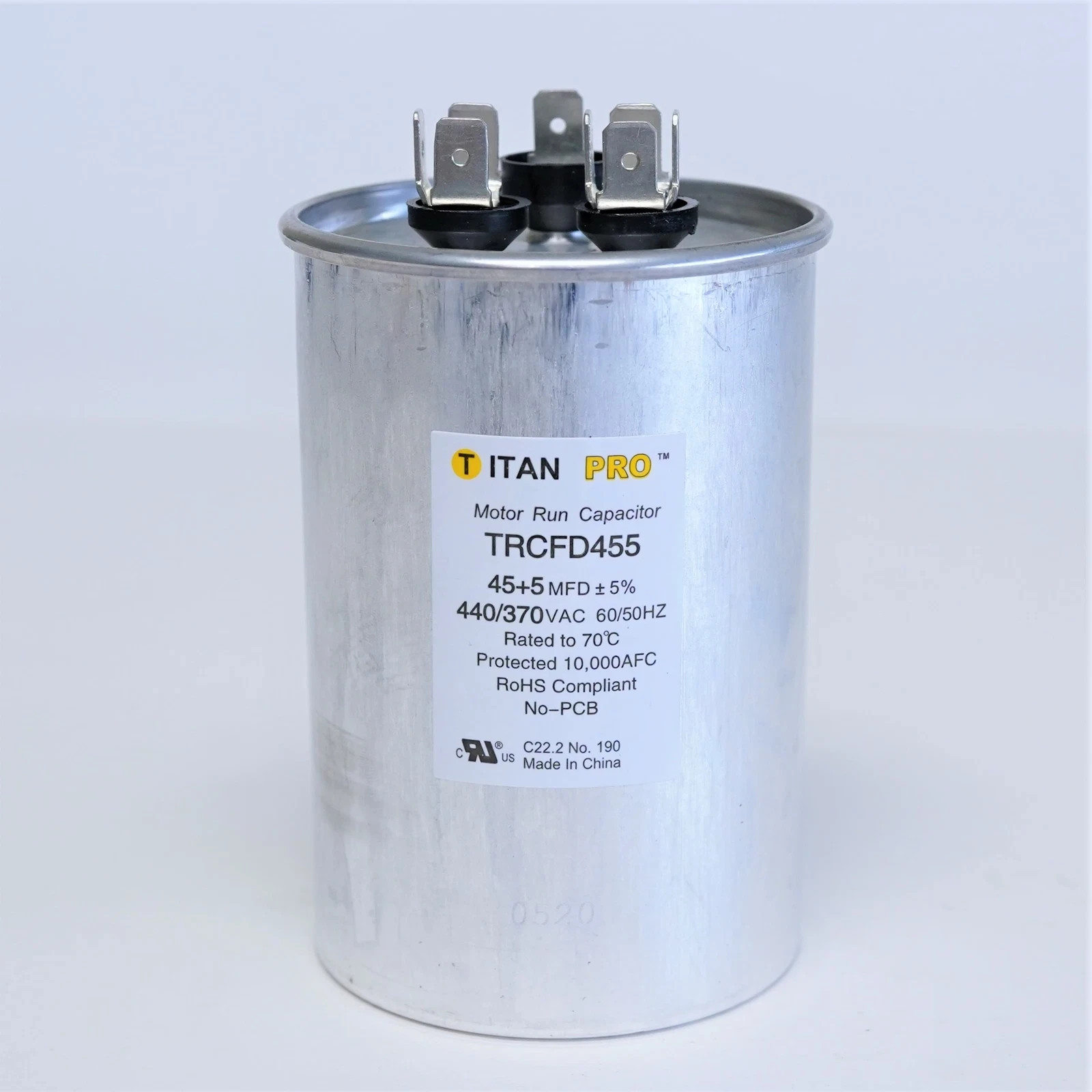 Titan Pro Motor Run Capacitor TRCFD455 Professional Grade 3 units