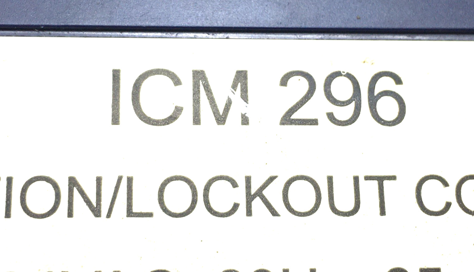 ICM CONTROLS ICM296 Ignition Lockout Control Automatic Gas Ignition used #D360