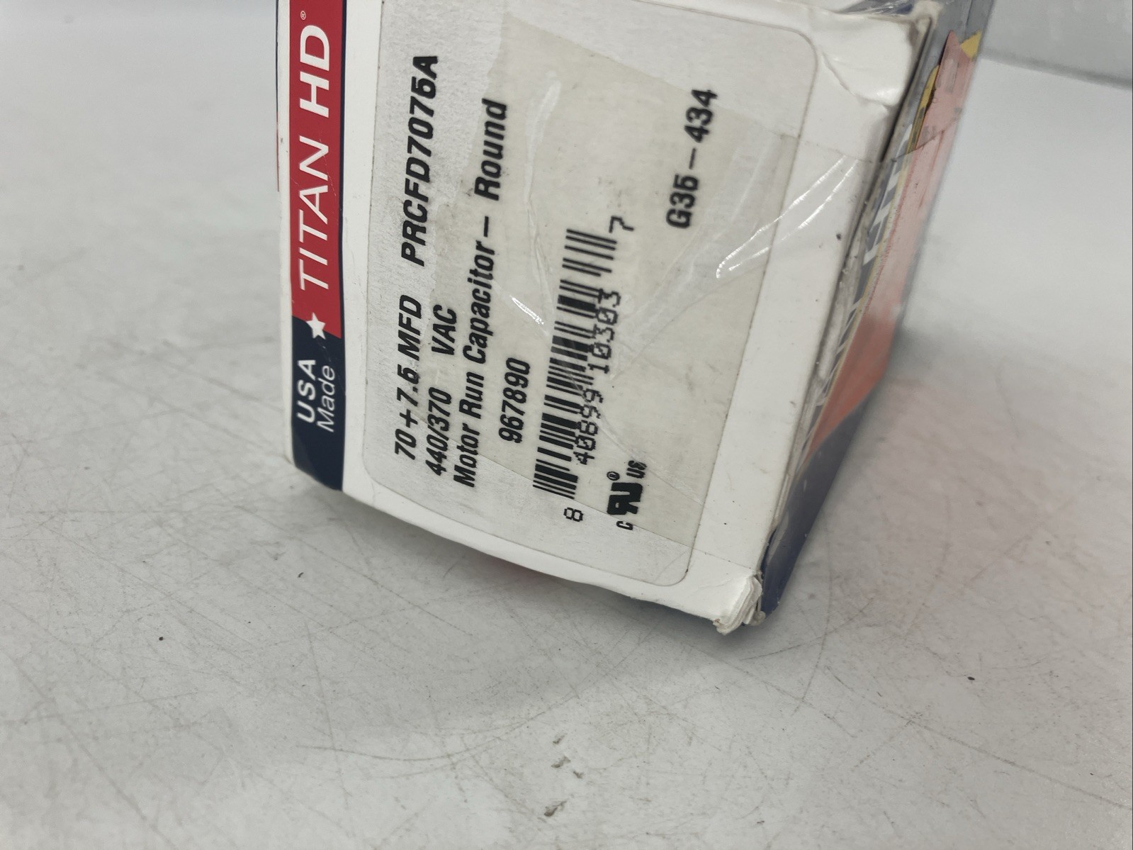 70+ 7.5 MFD Dual Voltage Round Run Capacitor 440V/370V | TITAN Pro HVAC