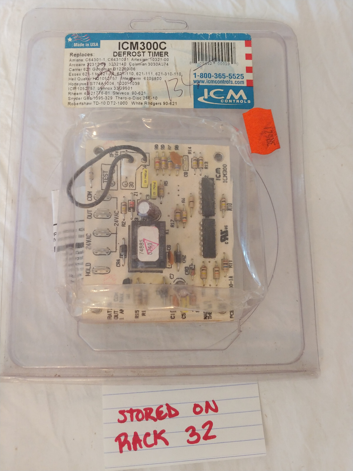 ICM Controls ICM300C Defrost Control Board Amana Goodman Rheem Lennox Honeywell