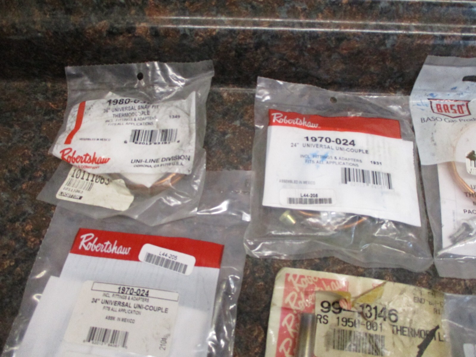 LOT OF 14 NOS HONEYWELL ROBERTSHAW BASO WHITE RODGERS THERMOCOUPLES 24″ 36″