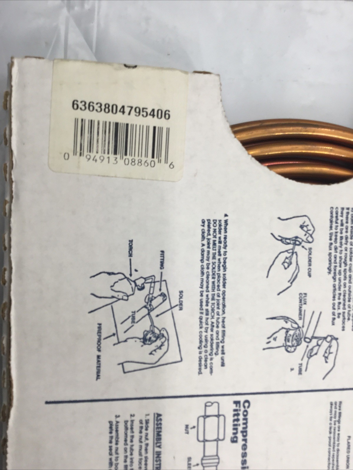 JMF Soft Copper Tube Coil OD 1/4″ OD x 20 Ft. Type UT