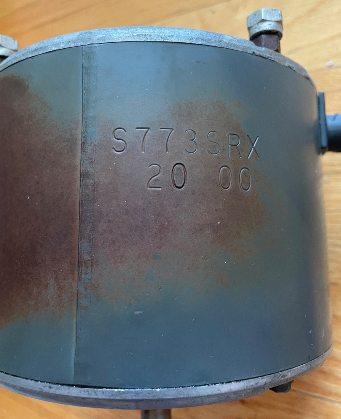 GE Condenser Fan Motor HC35GE237; 5KCP39DFS773S from a Carrier 38TZA030320; USED