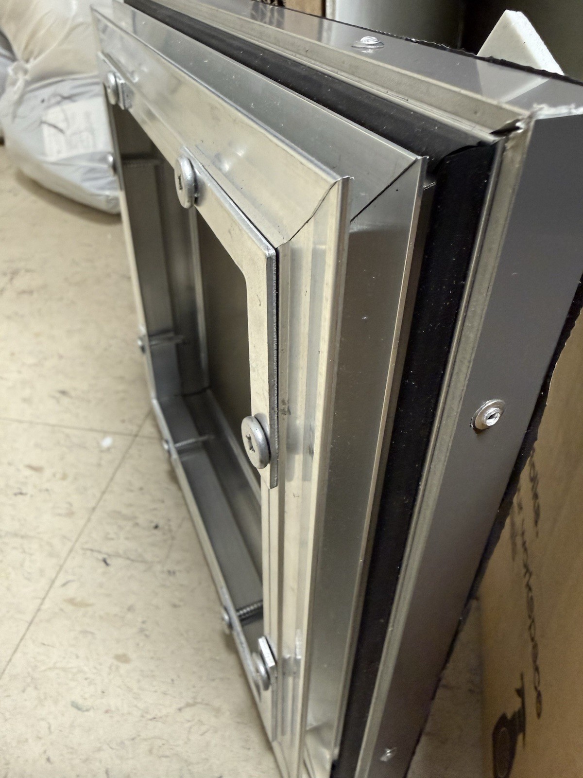Square Aluminum Manual HVAC Damper