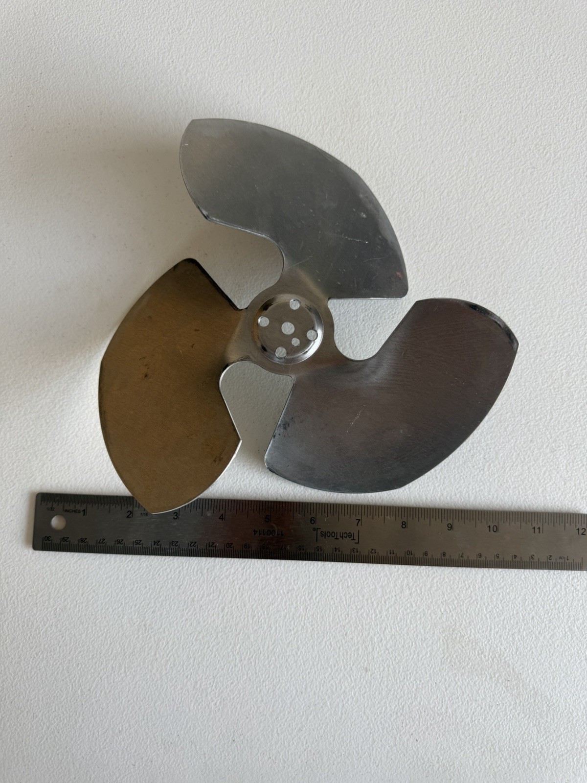 OEM Aluminum 3 Blade Fan Blade 5″ Dia Stamped 801005 Commercial Refrigeration