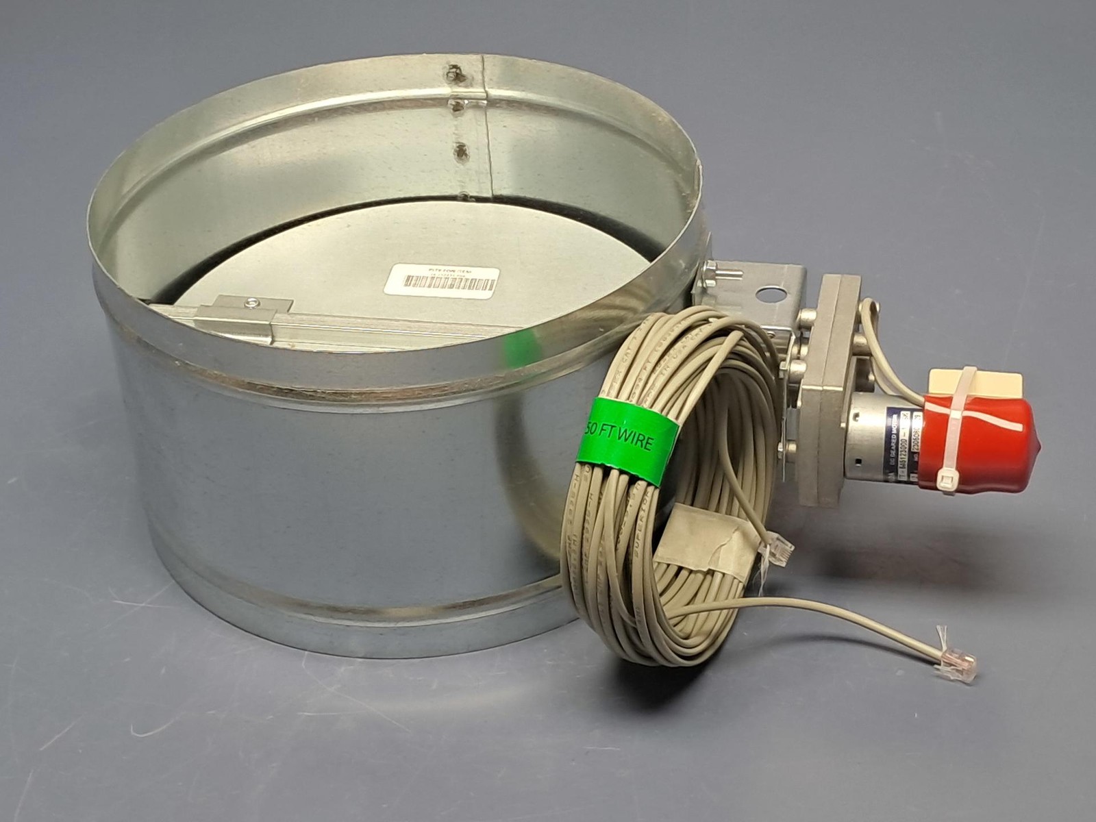 Ruskin – ZPD25 – 10″ Zone Pulse Fire Damper True Round w/Cable – NEW