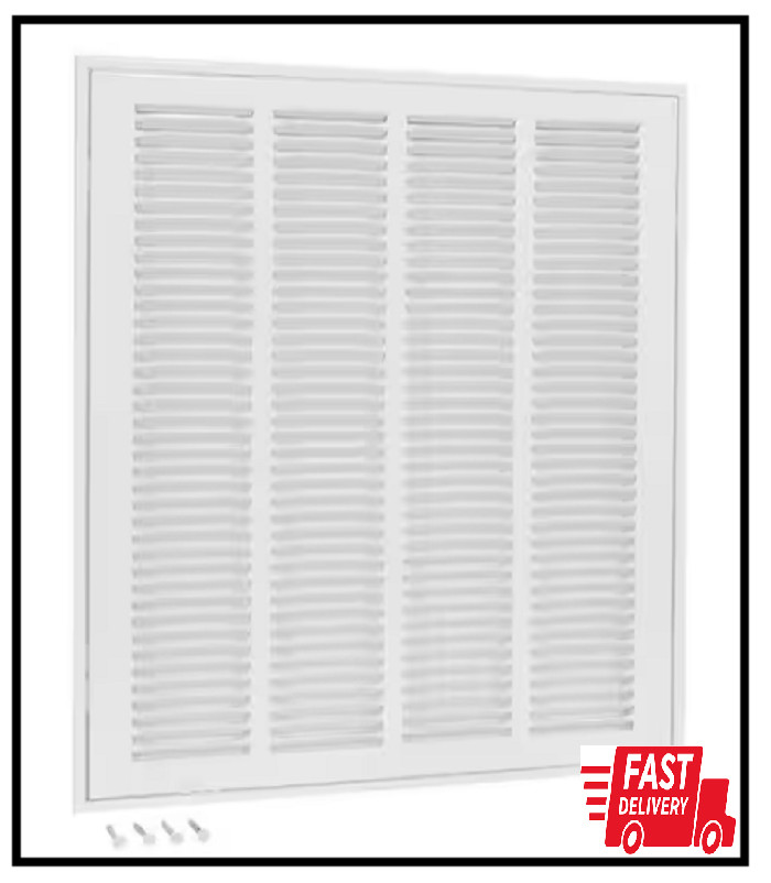 EZ-FLO Return Air Filter Grille Ceiling Wall Steel Diffuser Grill 16 X 20 Inch