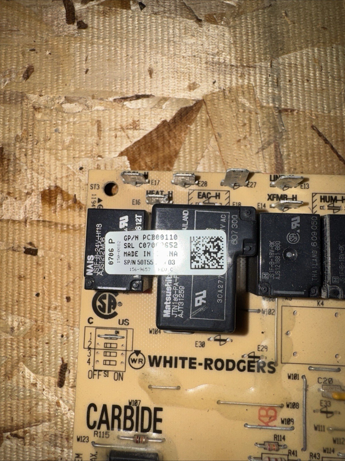 White-Rodgers 50T55-289-03 PCB00110 Furnace Control Circuit Board