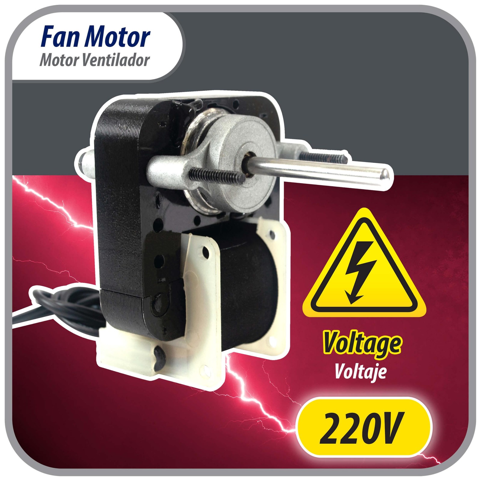 Appli Parts APFM-672 1/130 Hp Fan Motor, 220 V, 50/60 Hz, 3000 rpm, Reversible r