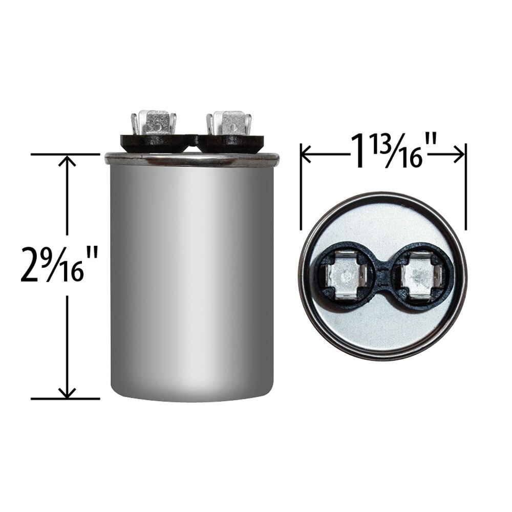 USA 5 uf/MFD 370-440 VAC volts Round Run Capacitor 50/60 Hz – Lot-1
