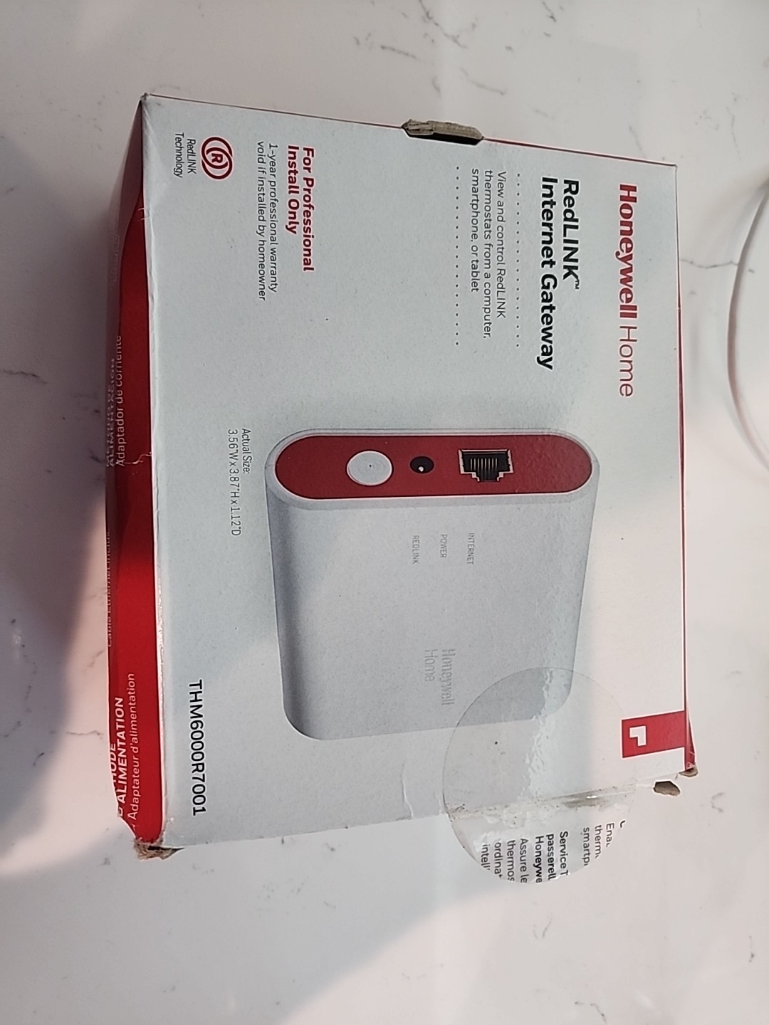 Honeywell RedLINK Internet Gateway And Thermostat