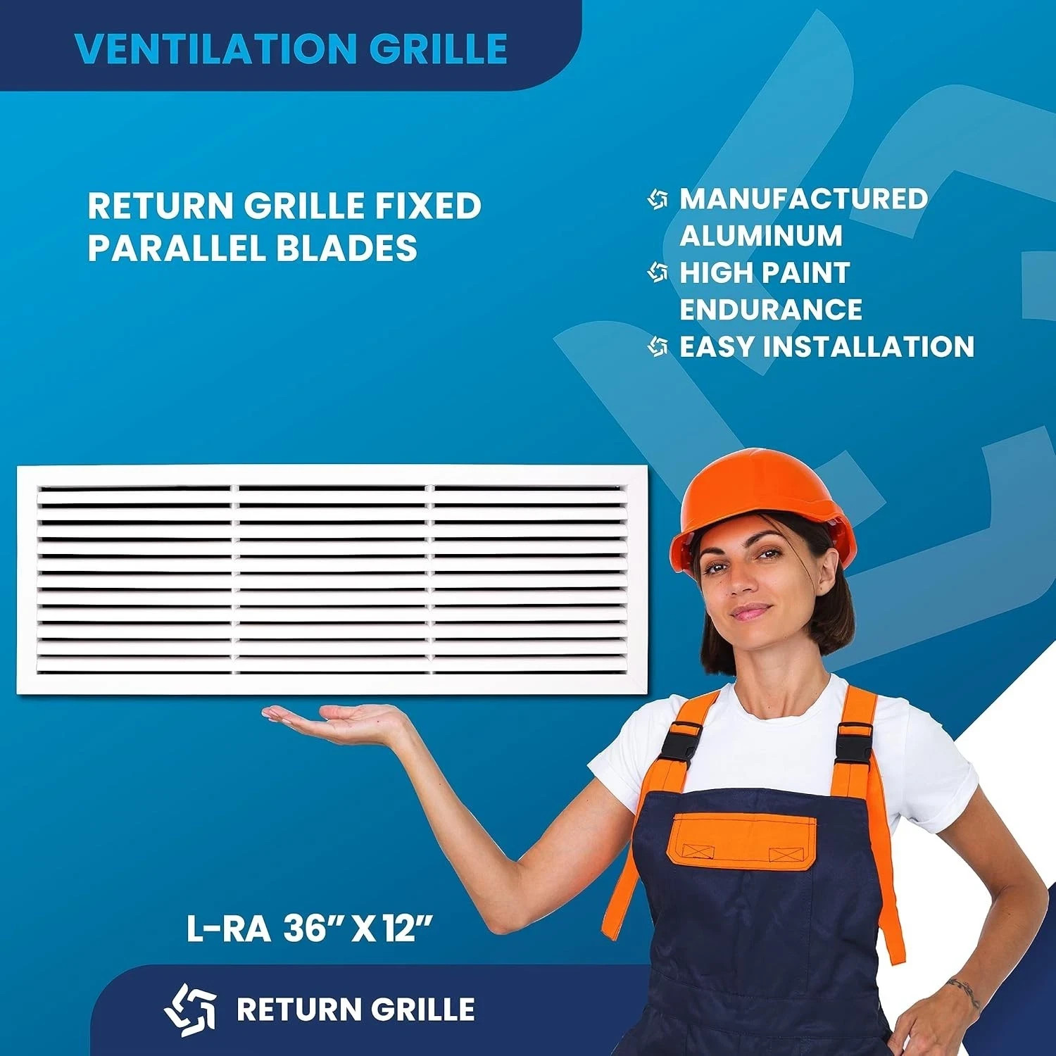 New Decorative Air Return Vent Cover HVAC Grille 36″x14″ for Ceiling & Wall