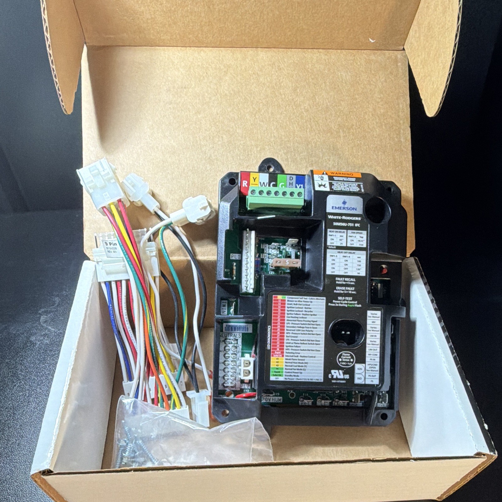 White-Rodgers 50M56U-751 Integrated Furnace Control Board 120V 25A Carrier