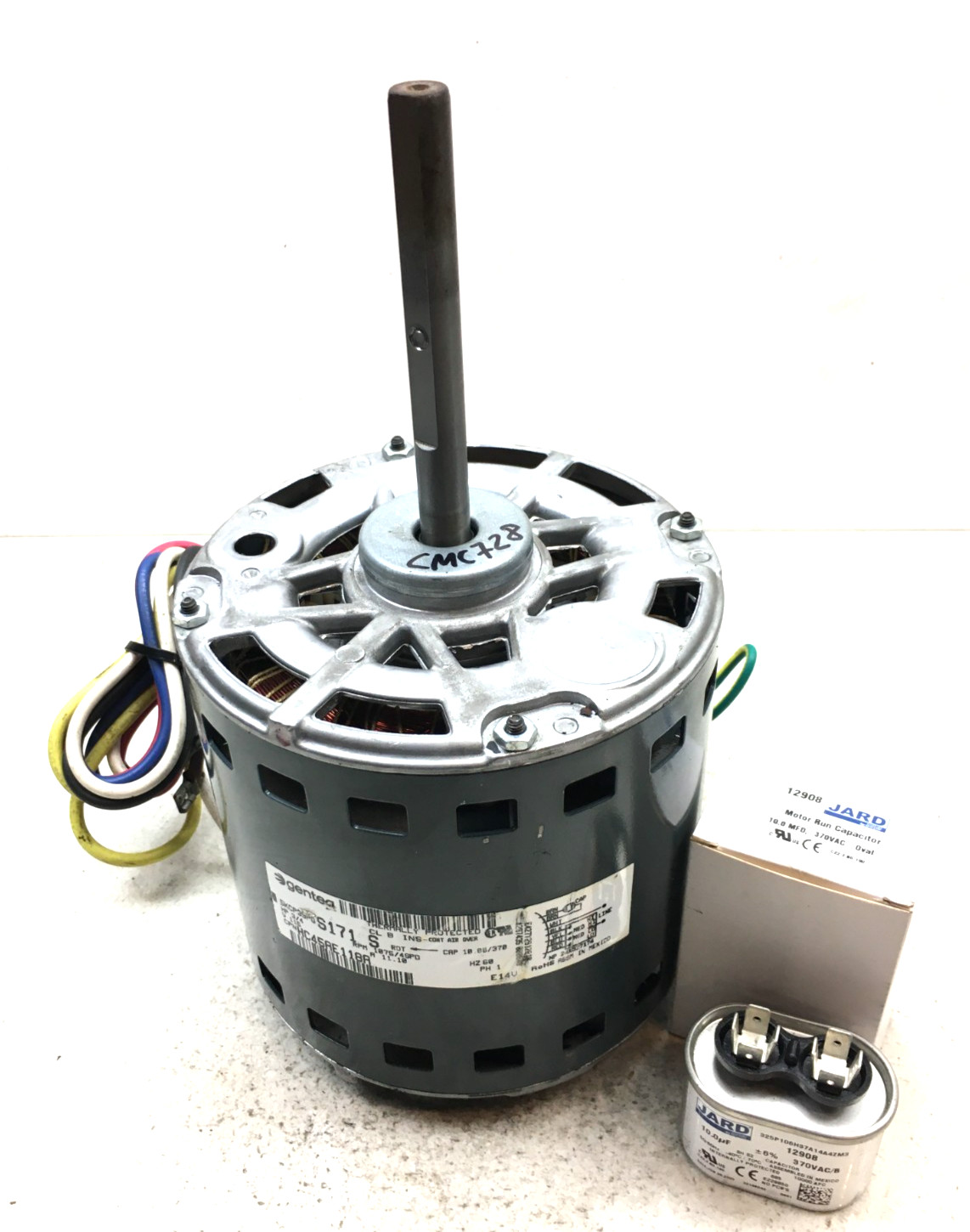 Genteq 5KCP39PGS171S Furnace Blower Motor 1075RPM 4SPD 3/4HP HC45AE118A #CMC728