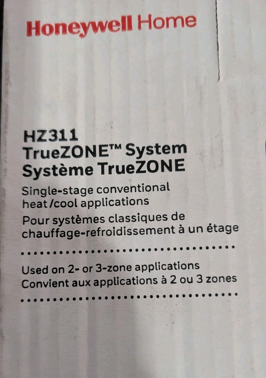Brand New Honeywell Home # HZ311 TrueZONE System Control Panel