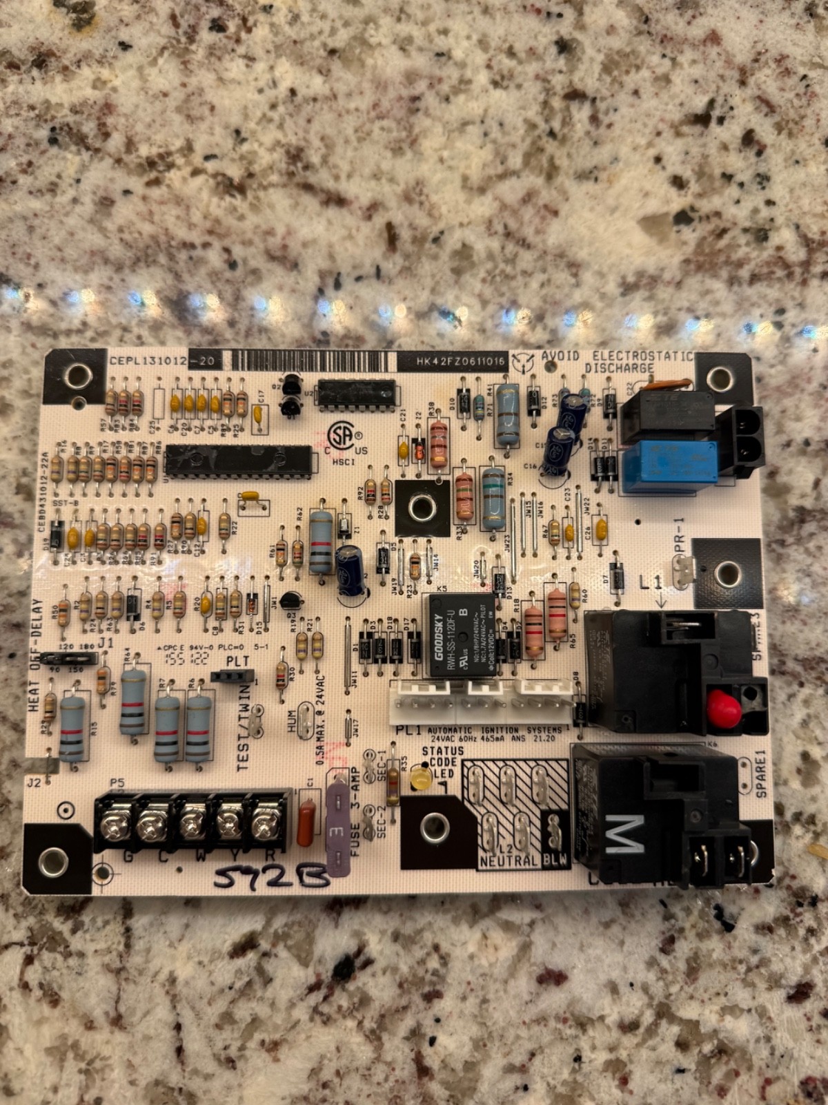 Carrier Bryant HK42FZ034 Control Board CEPL131012-01 CEBD431012-01A GUARANTEED