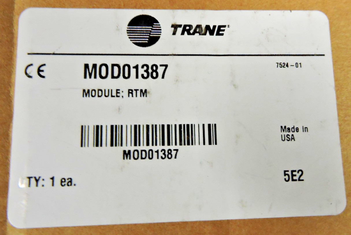 NEW OEM Trane MOD01387 Chiller Control Board RTM American Standard 6400-1081-02
