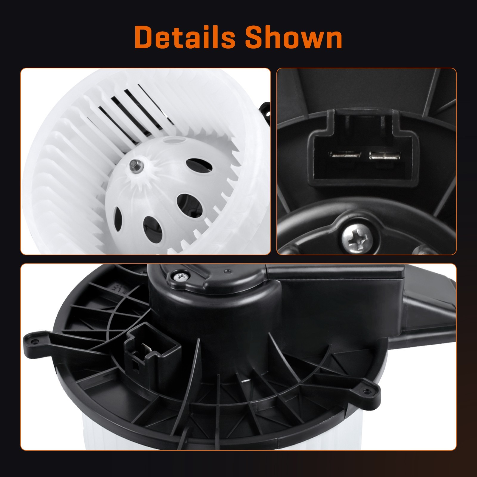 A/C HVAC Heater Blower Motor w/Wheel for Jeep Cherokee Grand Dodge Durango 11-25