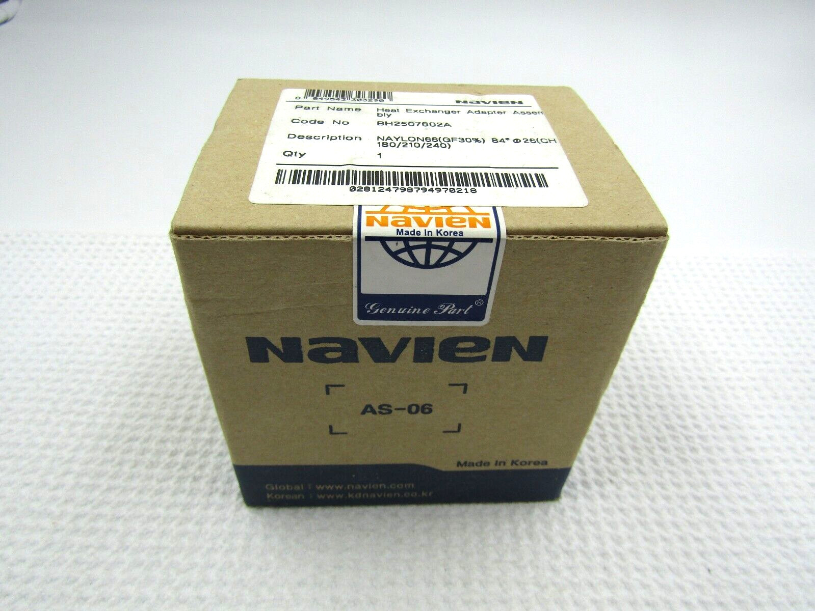 Navien Heat Exchanger Adapter Assembly BH2507802A