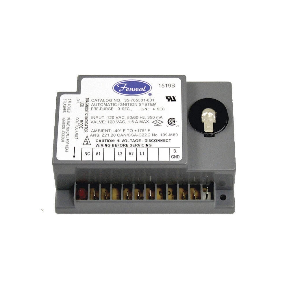 FENWAL IGNITION CONTROLS 35-705501-001 Control Board, 120V 40LX30