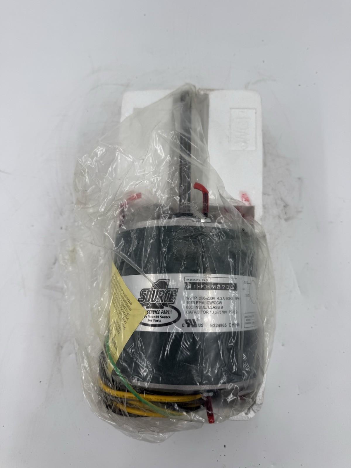 NEW Source 1 HVAC S1-FHM3730 Condenser Fan Motor #N29