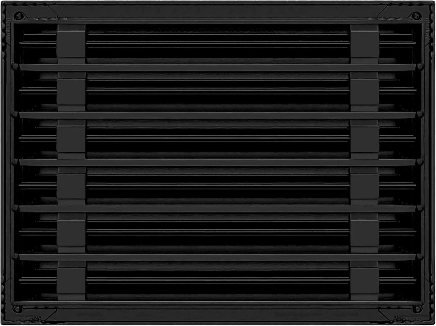 16×12 Black Aluminum AC Vent Cover Ceiling Wall Floor