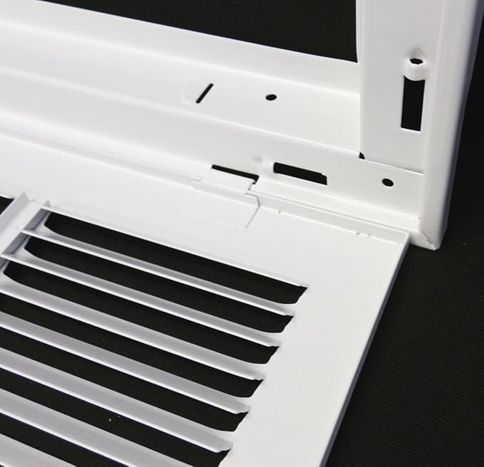 HVAC Premium 32 x 20 Duct Opening Steel Return Air Filter Grille, for White