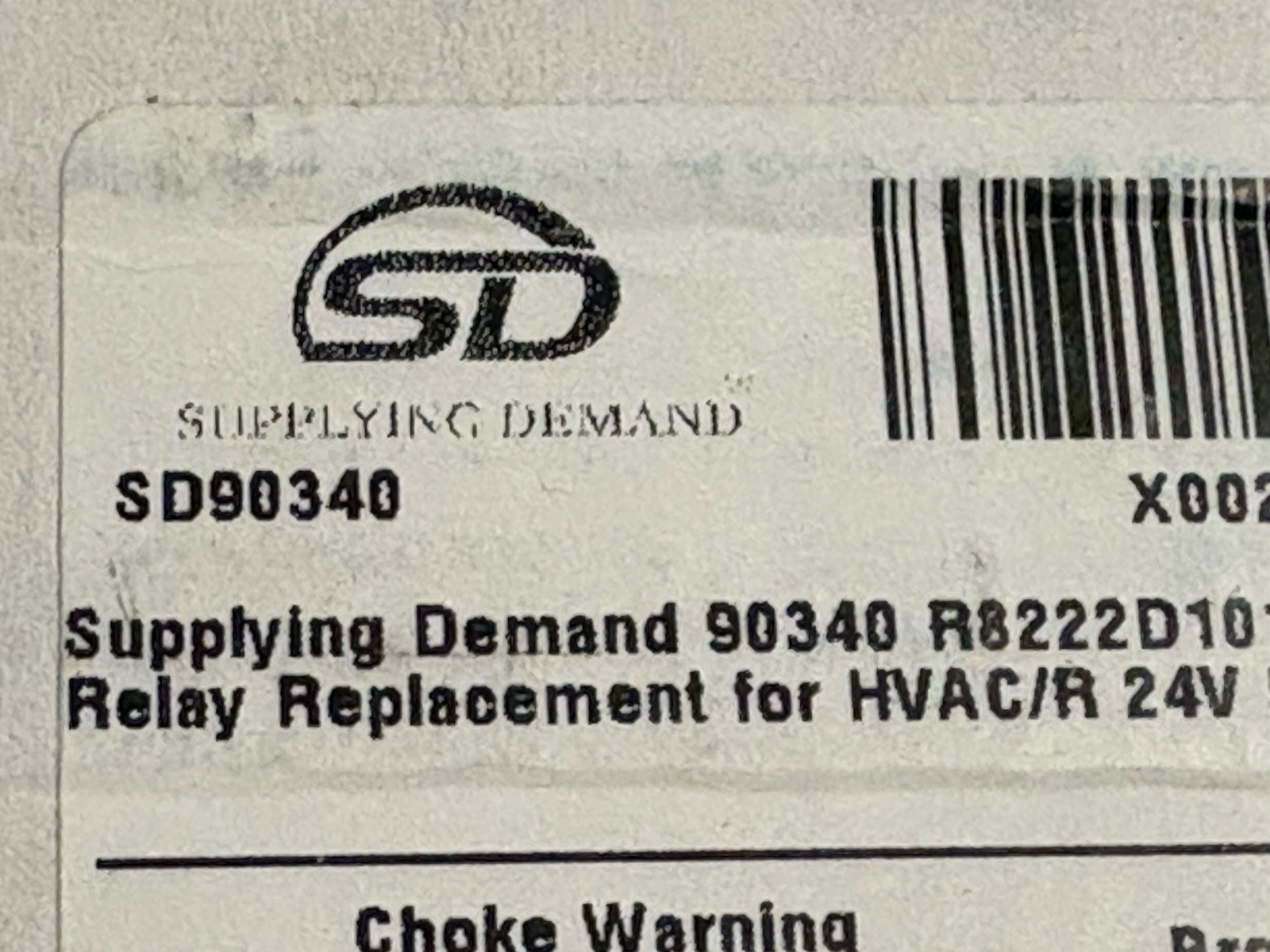 Supco 90340 SU90340 DPDT / 24V Switching Fan Relay 90-340 HVAC