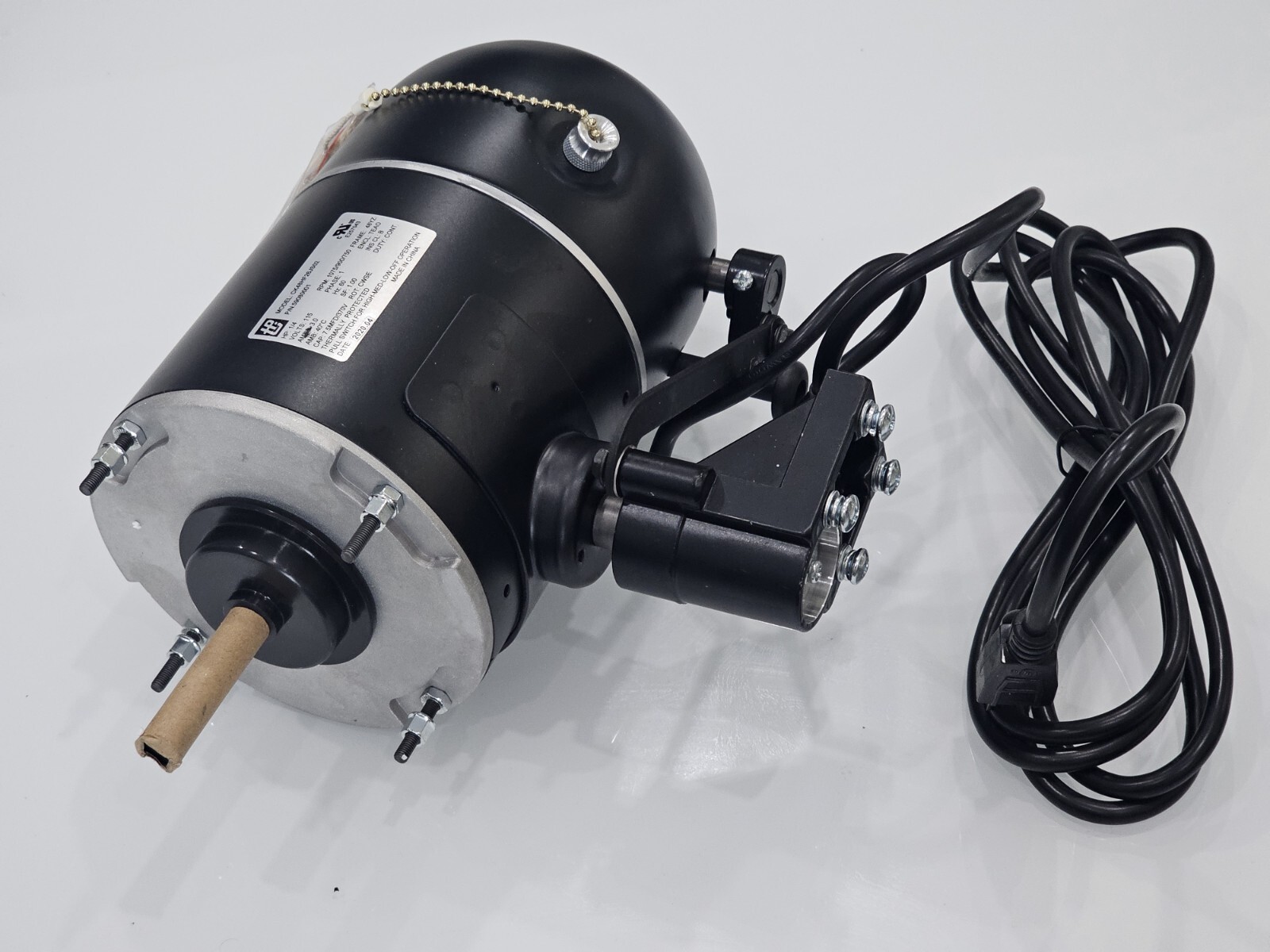 NEW TPI 1/4 HP MOTOR FOR FIXED INDUSTRIAL FANS 7900/6800CFM RPM 1075/900/750