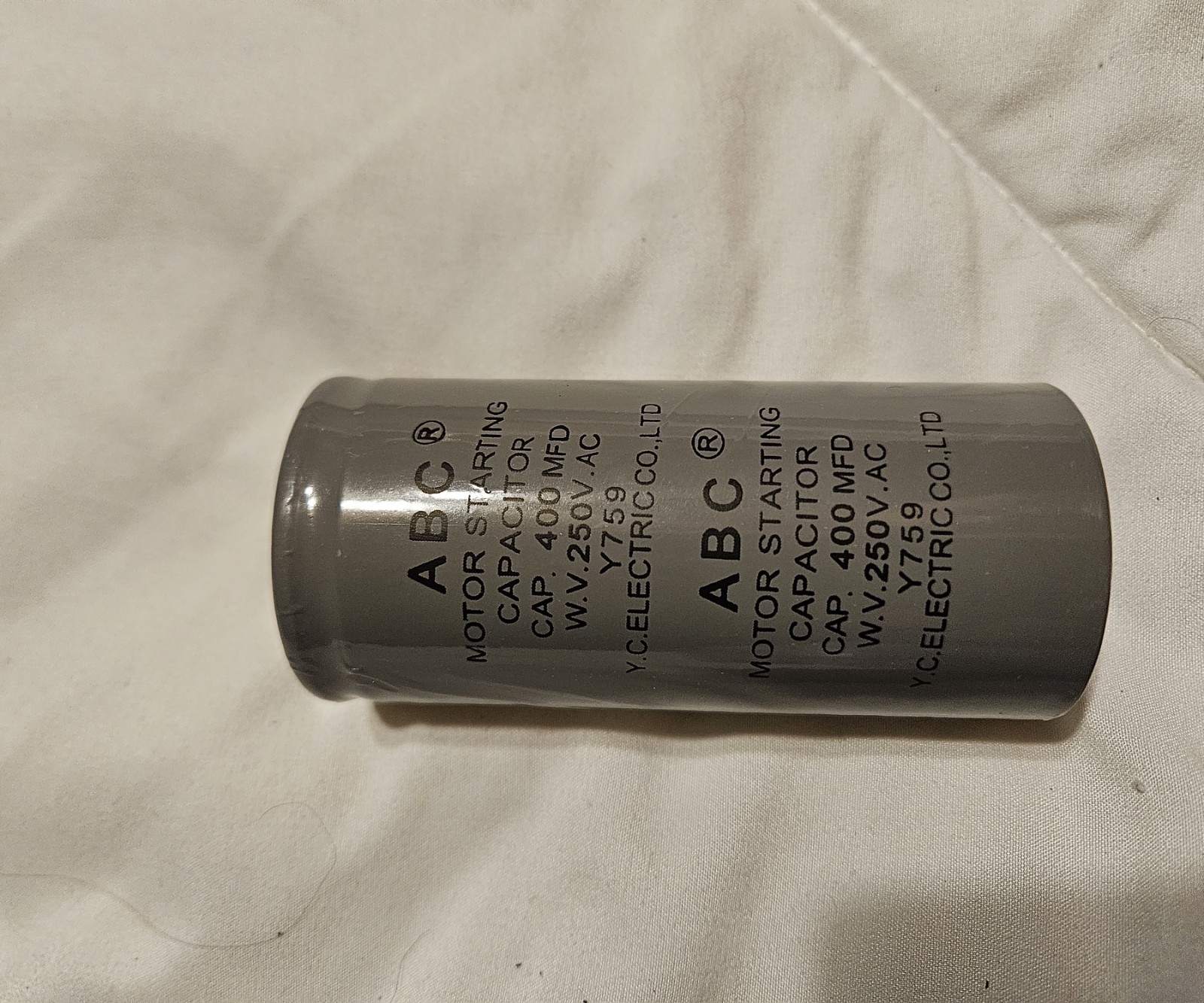 ABC Start Capacitor 400 MFD 250V AC Motor Starting Capacitor