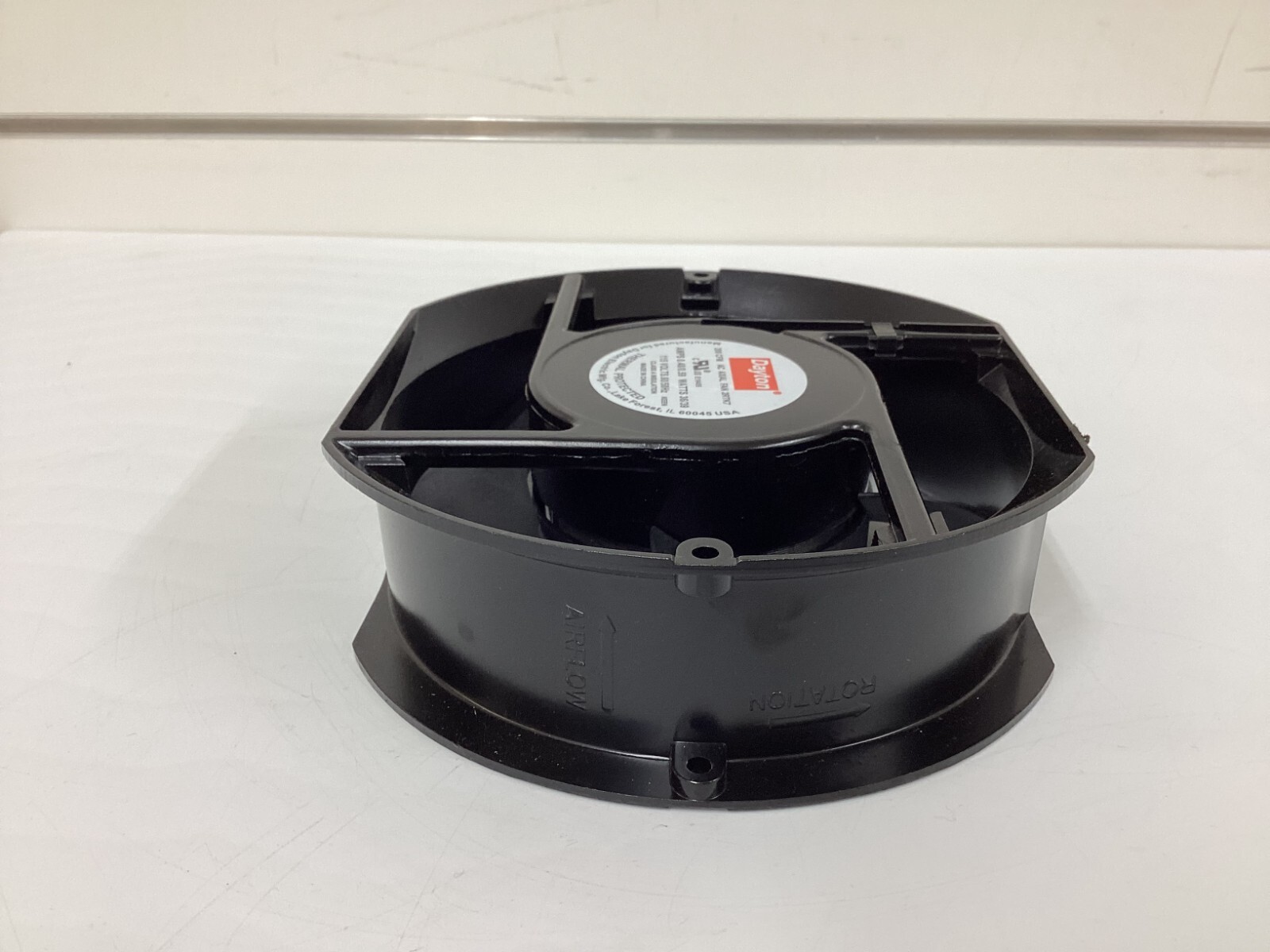 DAYTON 2RTK7 Standard Oblong Axial Fan: 6 3/4 in Ht, 2 in Dp, 124/112 cfm, IP20,