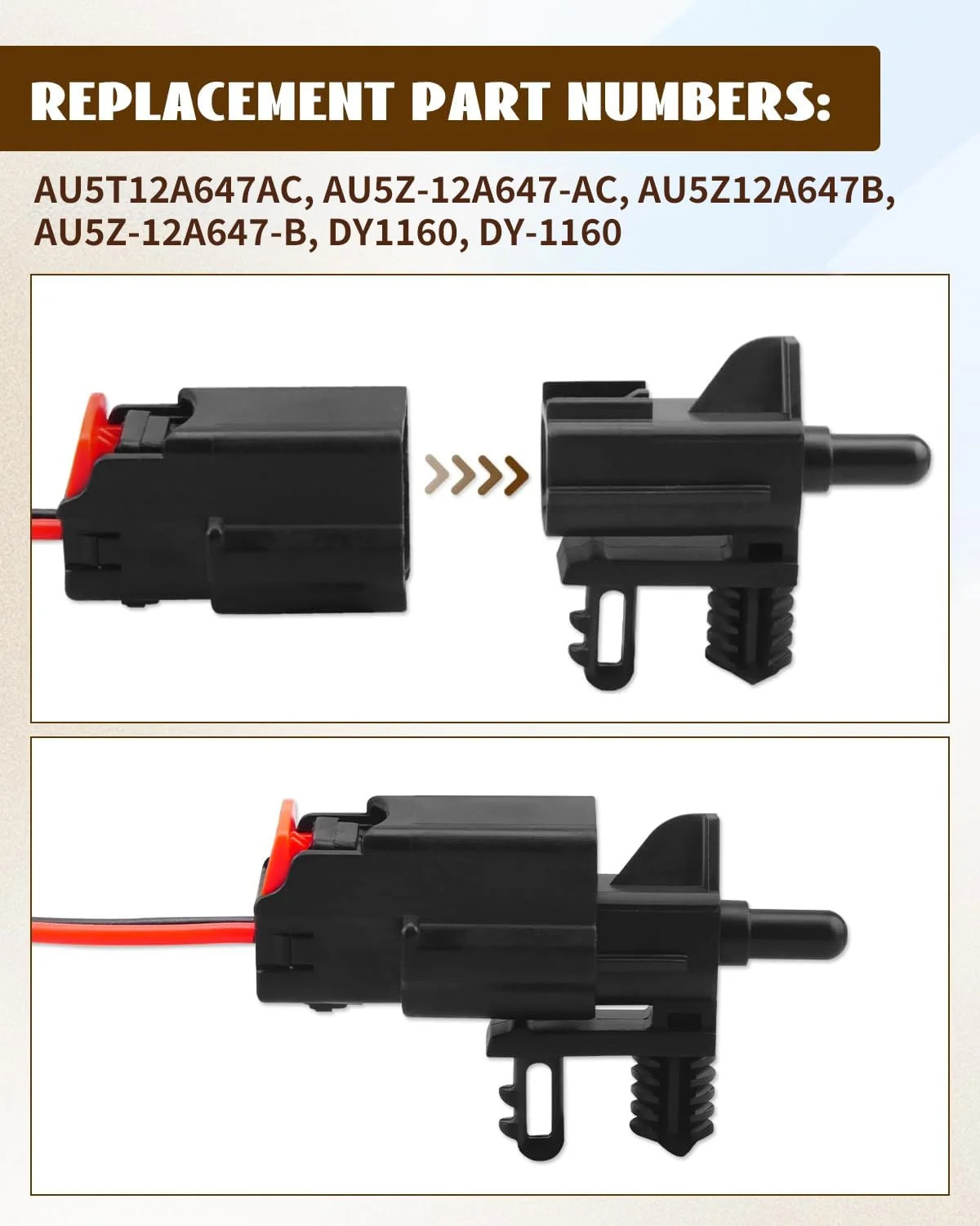 AU5Z-12A647-B Ambient Air Temperature Sensor Kit Fits for Ford & Lincoln,