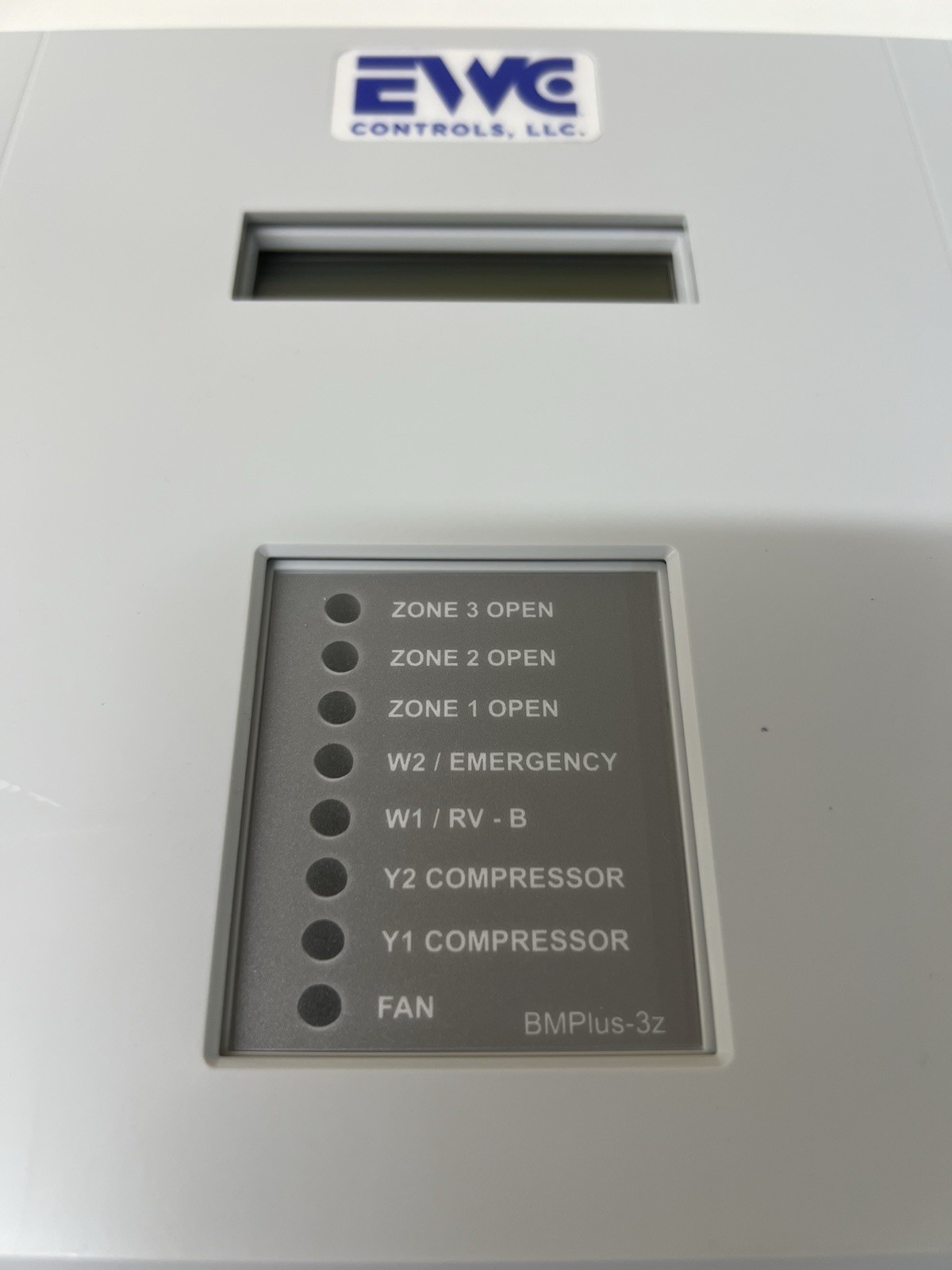 EWC Controls BMPLUS-3Z 3 Heat/2 Cool Heat Pump & Dual Fuel 3-Zone Control Panel