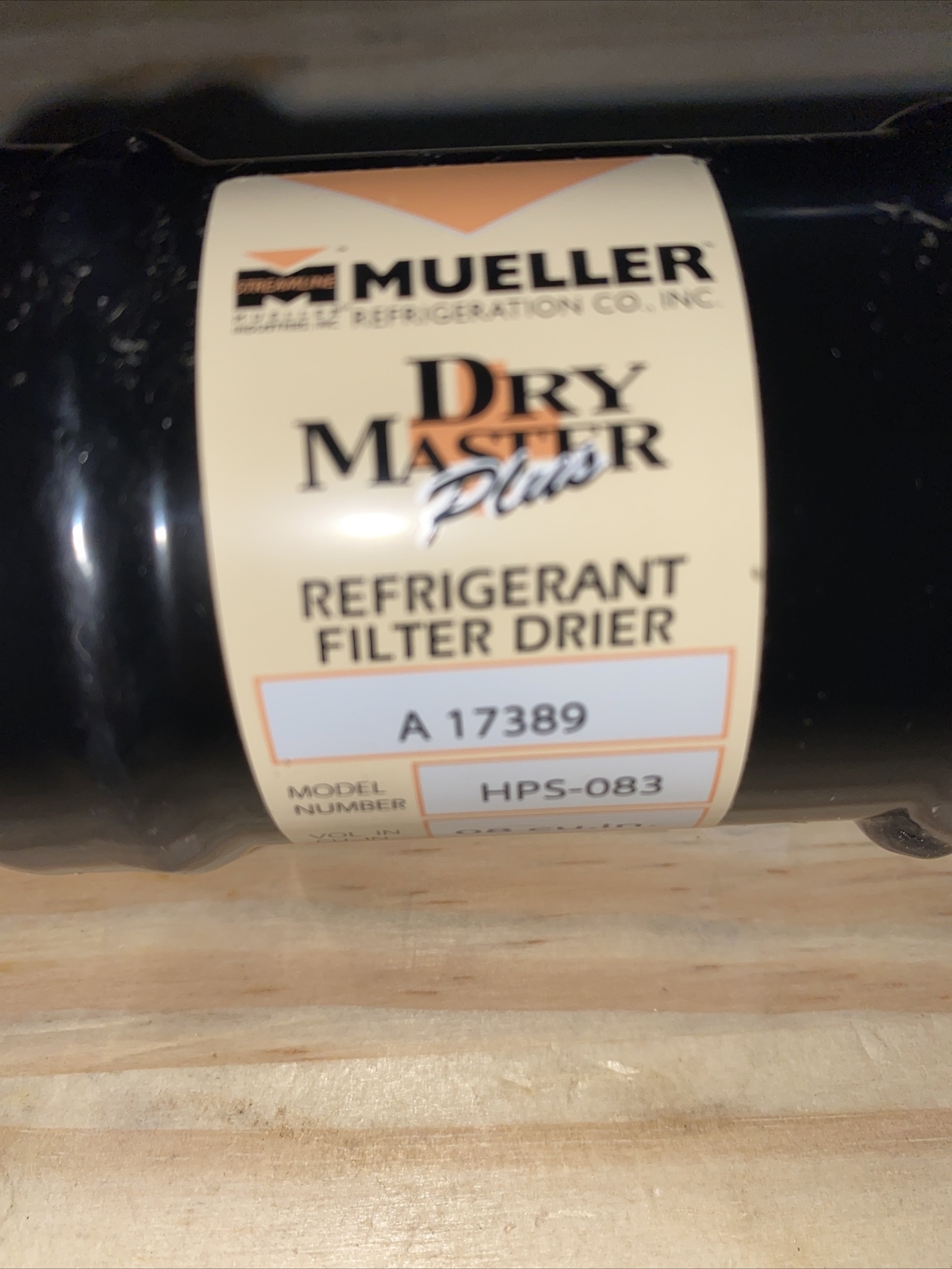 Mueller HPS-083 Dry Master Plus Bi-Flow Refrigerant Filter Drier 3/8″ A-17389