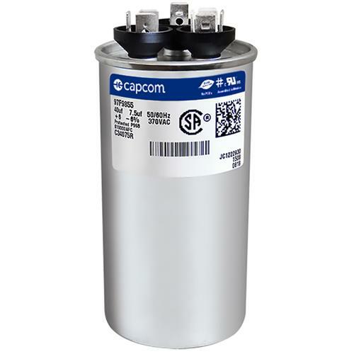 Capcom Capacitor 40/7.5 uf 370 volt Fits Intertherm Nordyne Miller 620888