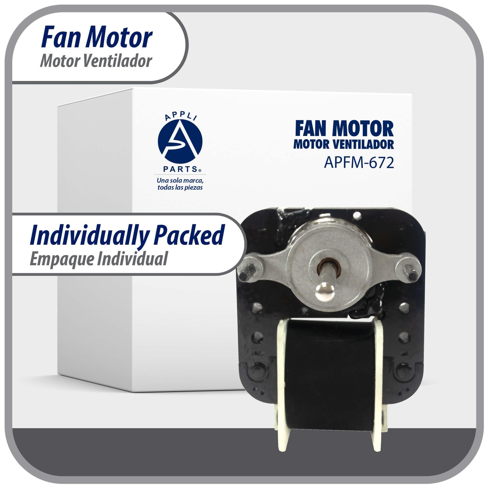 Appli Parts APFM-672 1/130 Hp Fan Motor, 220 V, 50/60 Hz, 3000 rpm, Reversible r