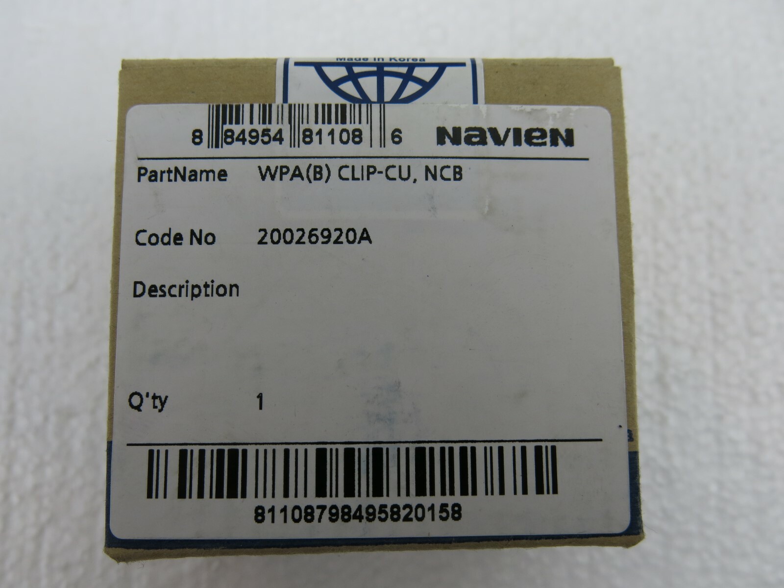Factory Sealed Navien #20026920A Heat Exchanger Inlet Adapter