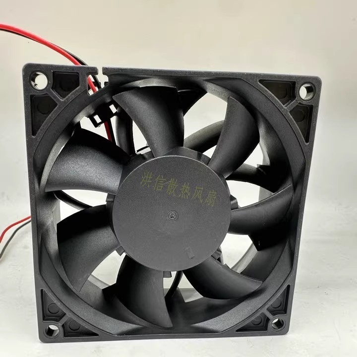 1PCS WX9238 DC24V 0.45A 9.2CM 2-Wire Inverter Cooling Fan