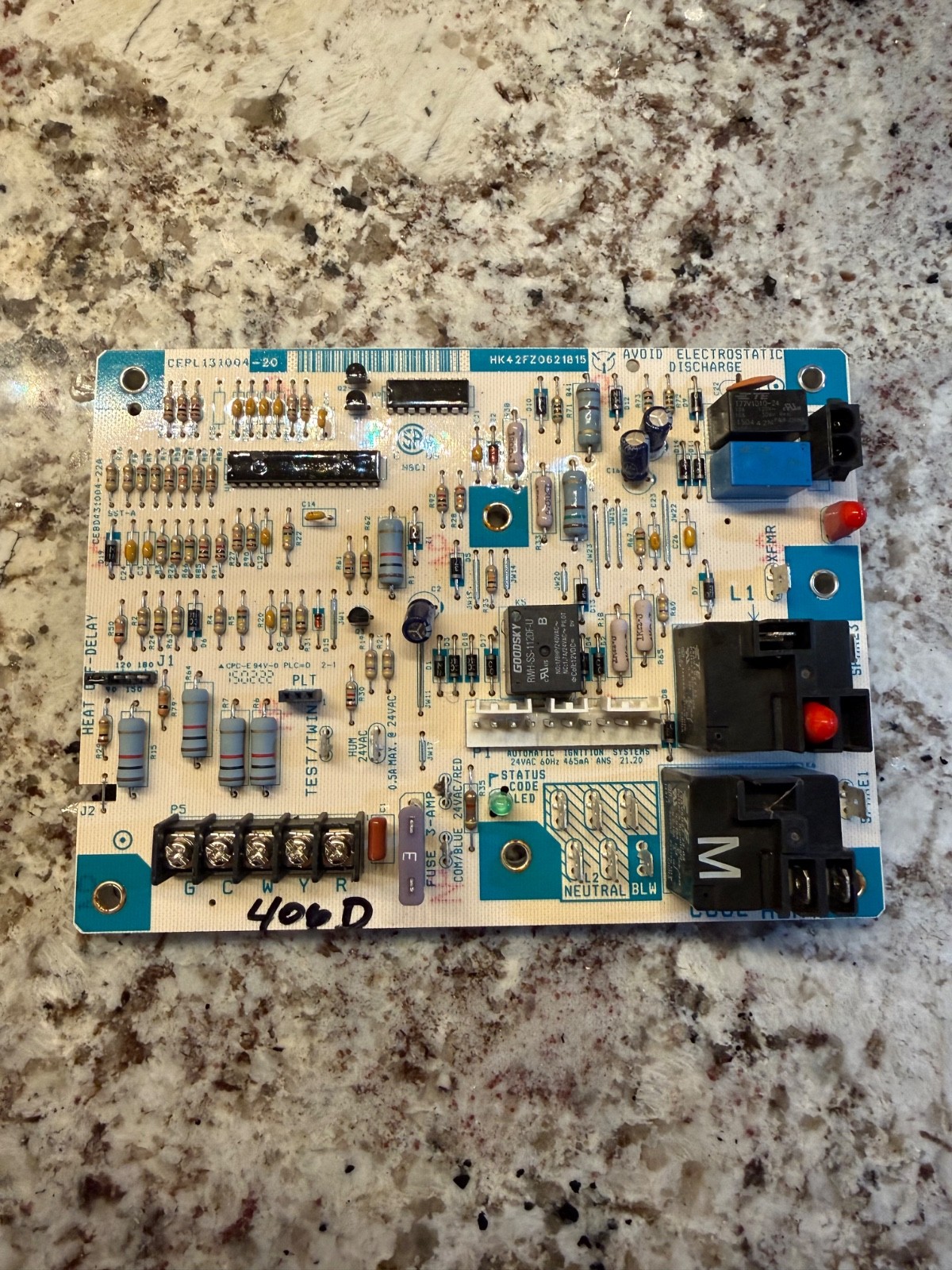 Carrier CEPL131004-20 Furnace Control Circuit Board HK42FZ062 GUARANTEED