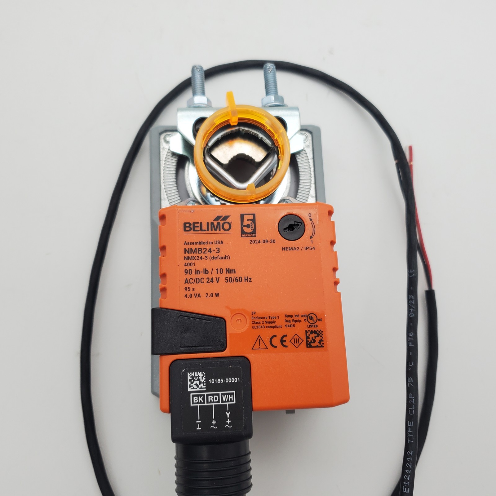 Belimo NMB24-3 Damper Actuator 90 in-lb AC/DC 24V – MISSING MOUNTING BRACKET