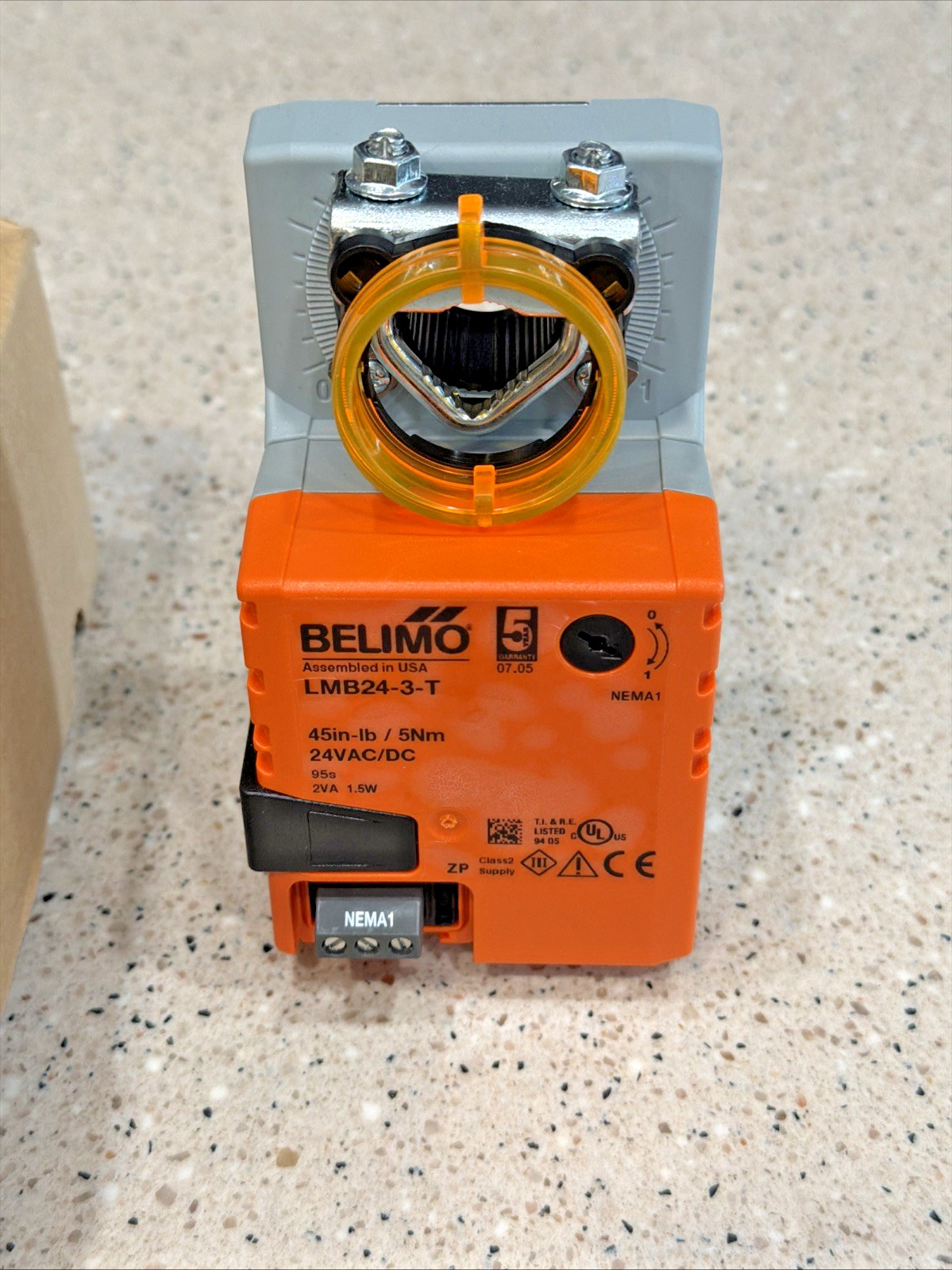 Belimo LMB24-3-T Non-Spring Return Damper Actuator 24V AC/DC 45 in-lb NEW IN BOX