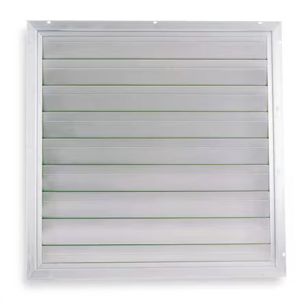 Dayton 4Yn19 48 In 50.75″H-W 4.5″L Alu Intake Shutter Dampr, 49 In X 49 In,