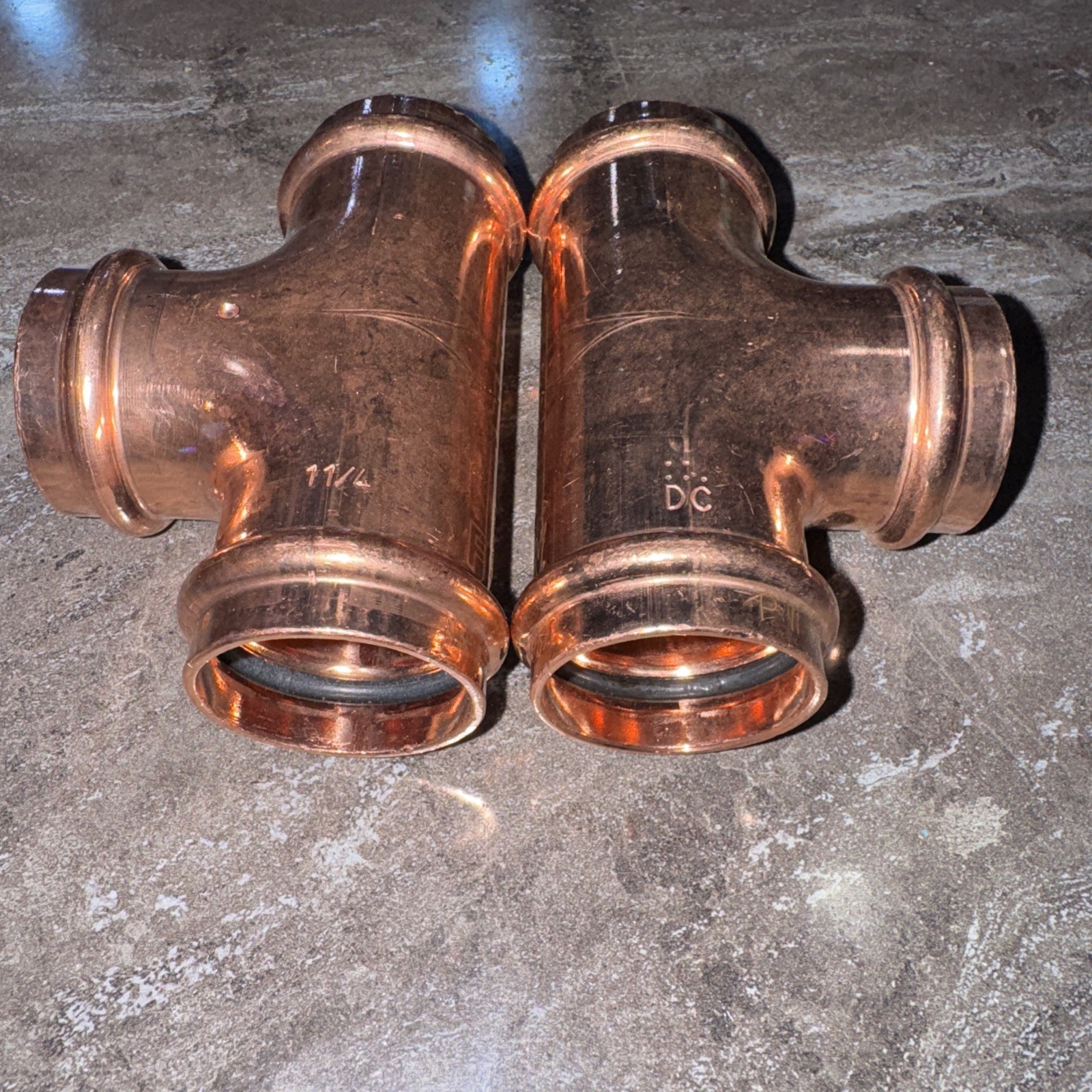 1 1/4” PRO-PRESS T (2 PACK)