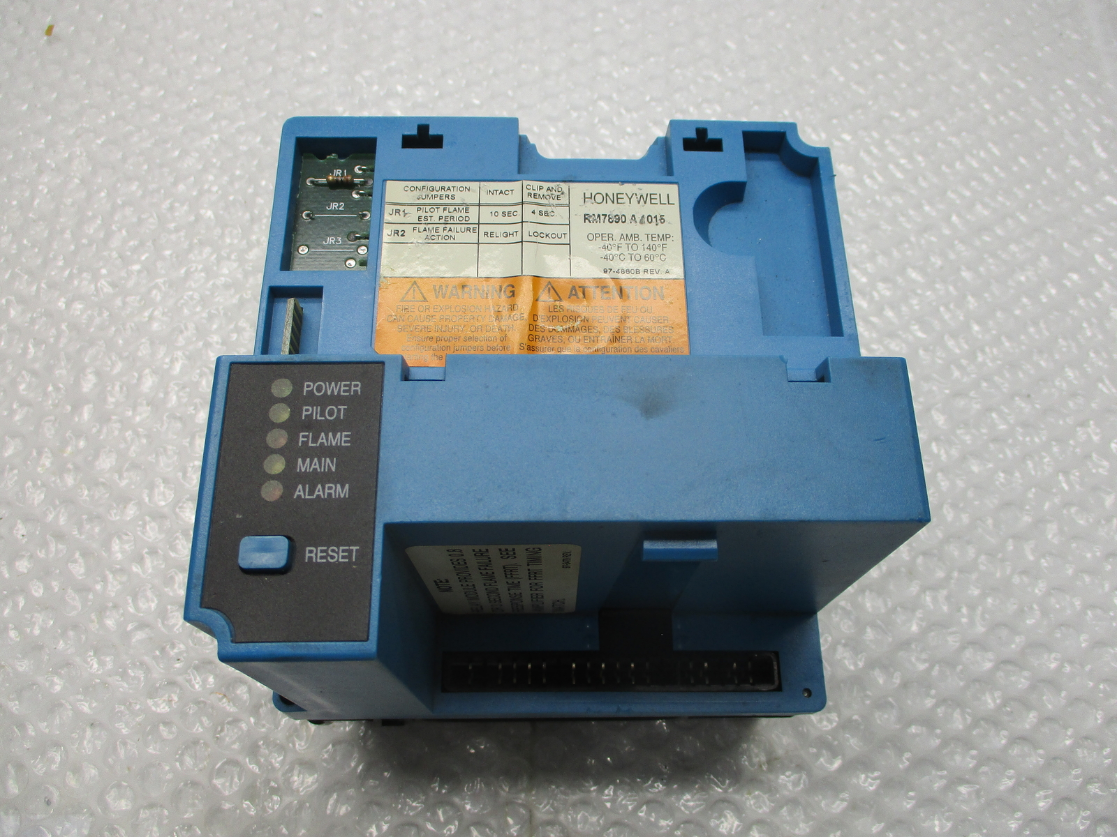 HONEYWELL RM7890A-1015 BURNER CONTROL NSNP