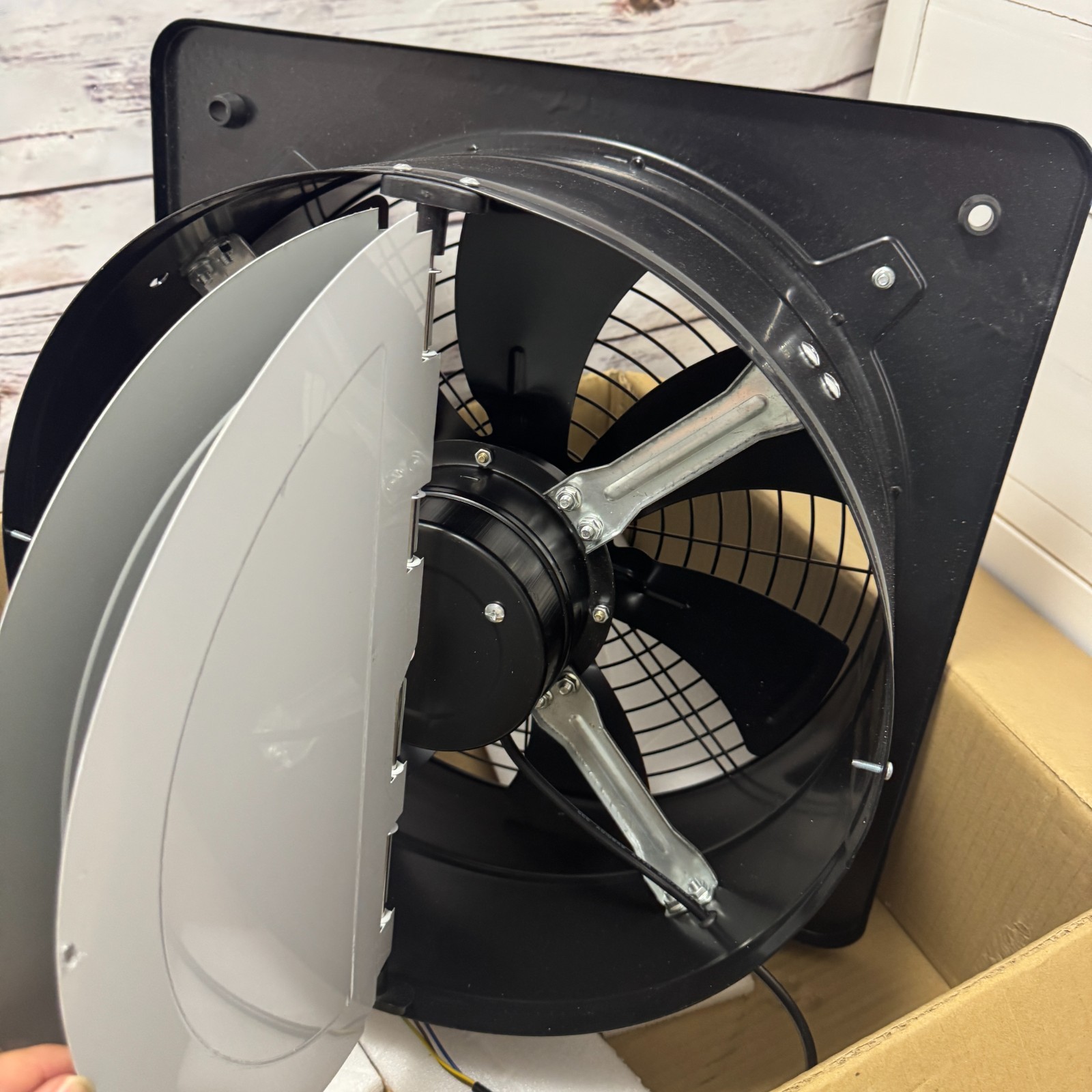 110V Electric Exhaust Fan Ventilation Ventilator Air Extractor 7 Blade HVAC